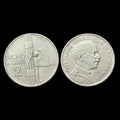 1925 ITALY 2 LIRE - Excellent Coin Uncirculated