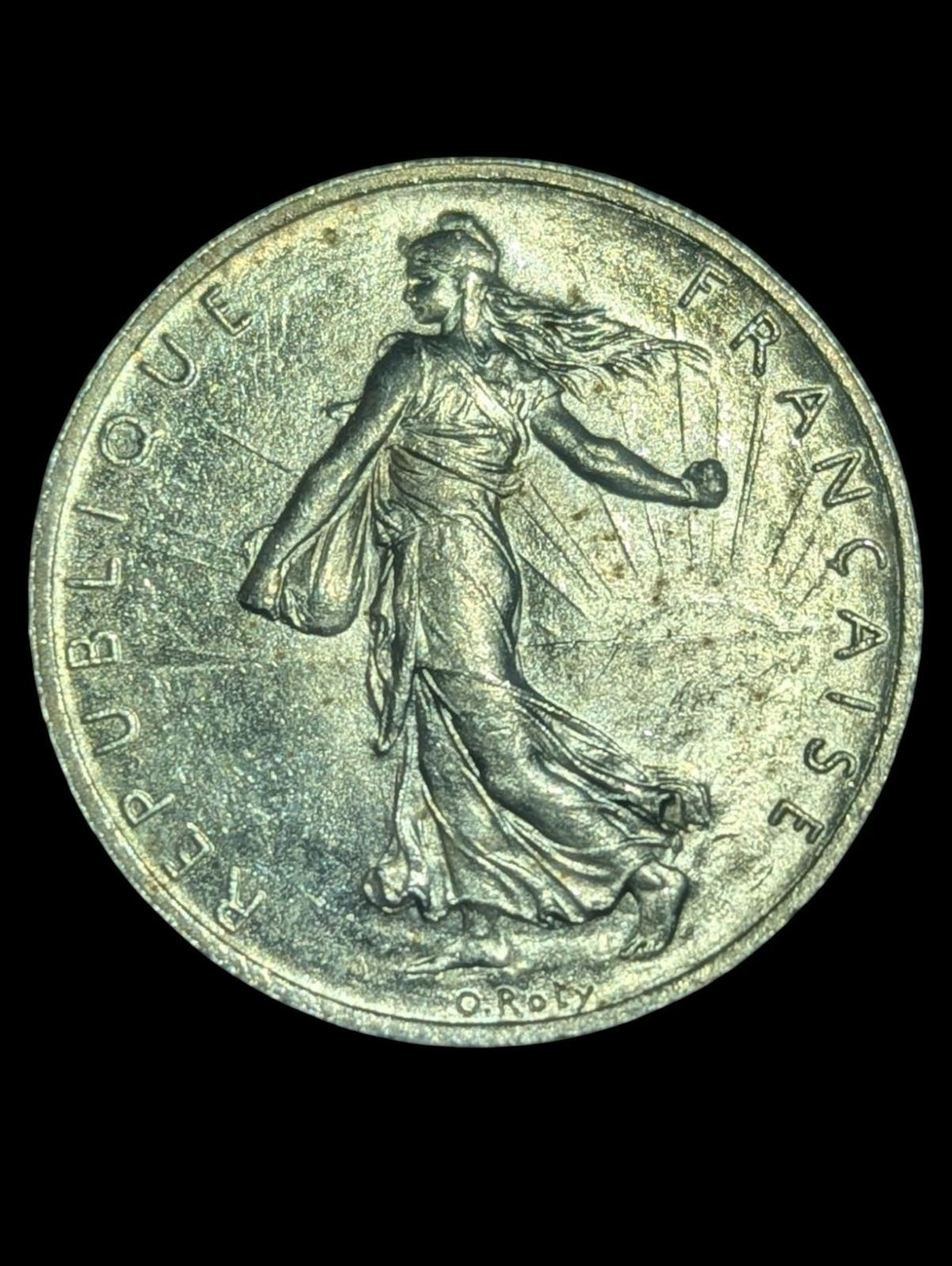 1915 France 2 Francs KM# 845.1 Circulated Coin