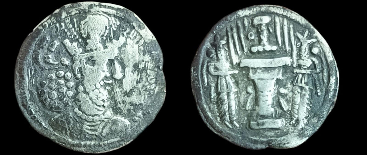 383-388 AD Sasanian Empire Silver Drachma Shapur III
