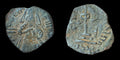 Arab Byzantine Umayyad Mu'awiya Standing Caliphate With KALIMA Islamic Coin