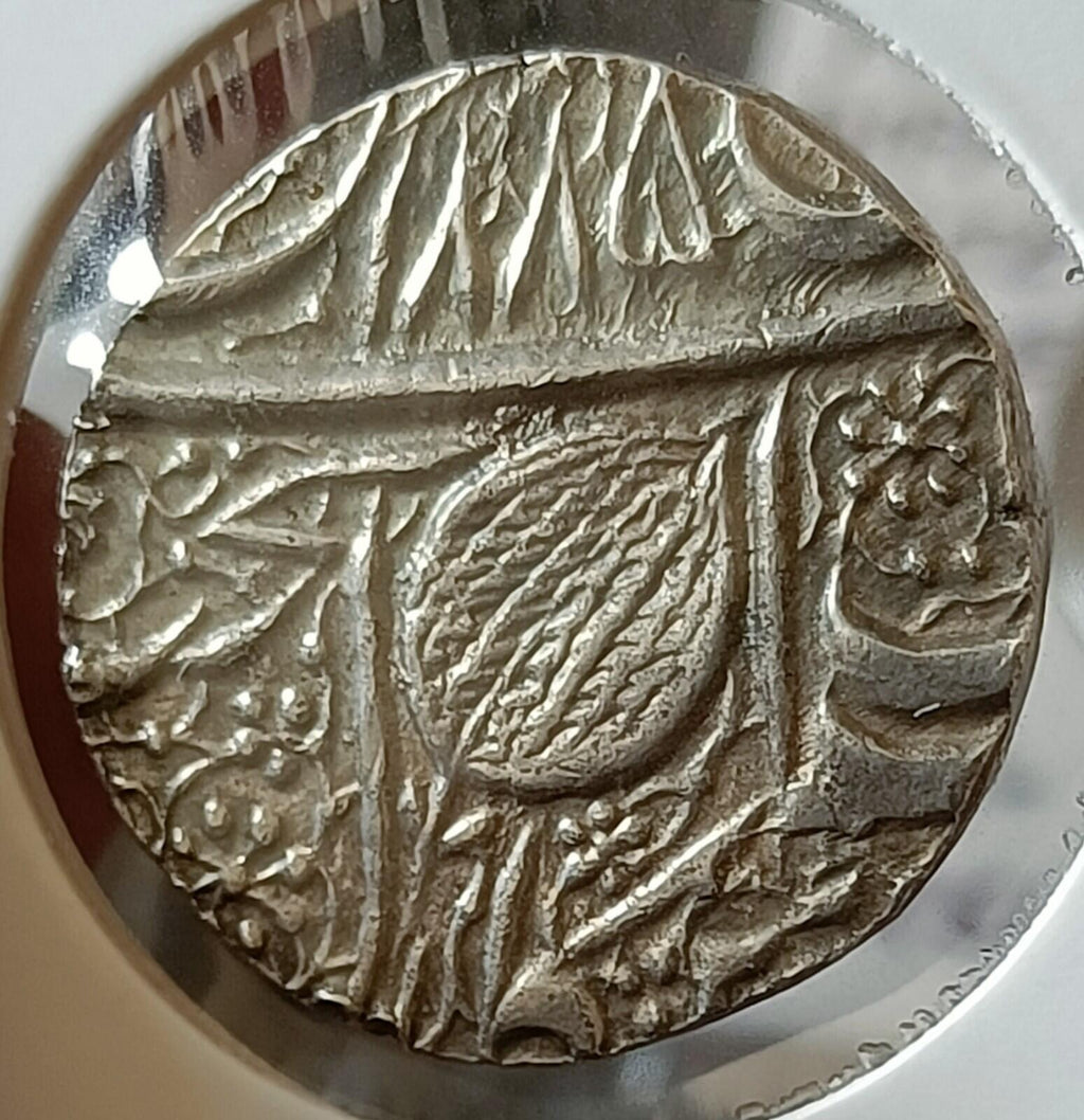 #KN-36#Inde-Empire Sikh, Roupie en argent du Maharaja Ranjit Singh 1885/97 Grade supérieur