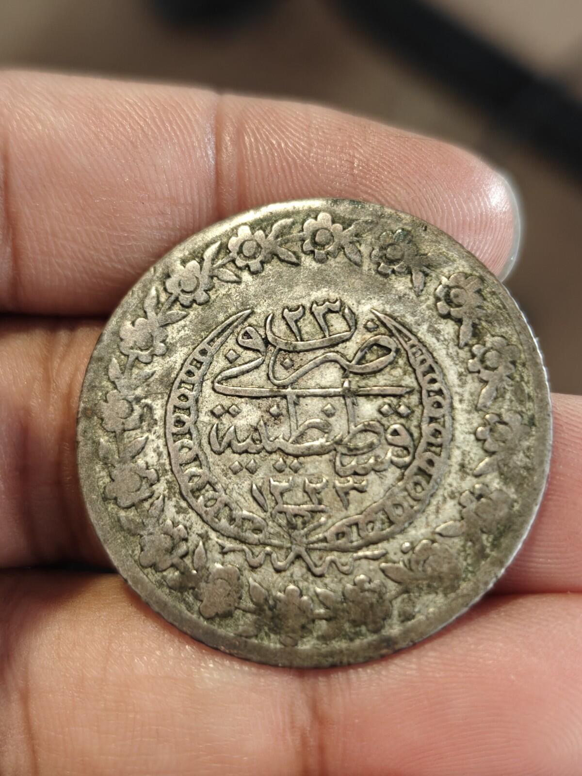 Ottoman Yüzlük - Mahmud II Kostantiniyye 1223 (1830) ٢٣
