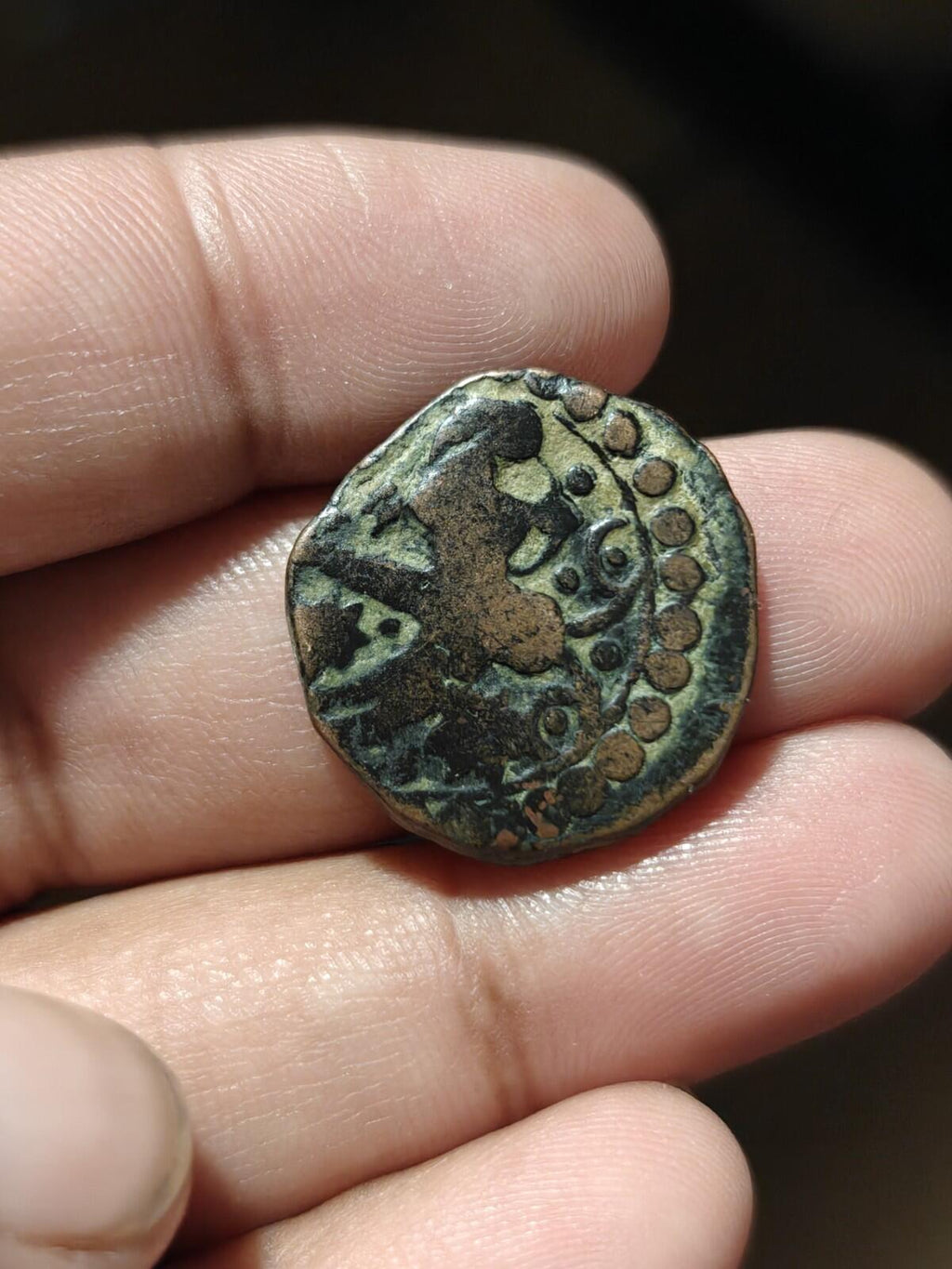 Afgan Civic Copper-Afghanistan Falus - Shuja Shah 1839-1842 Ad. Rare