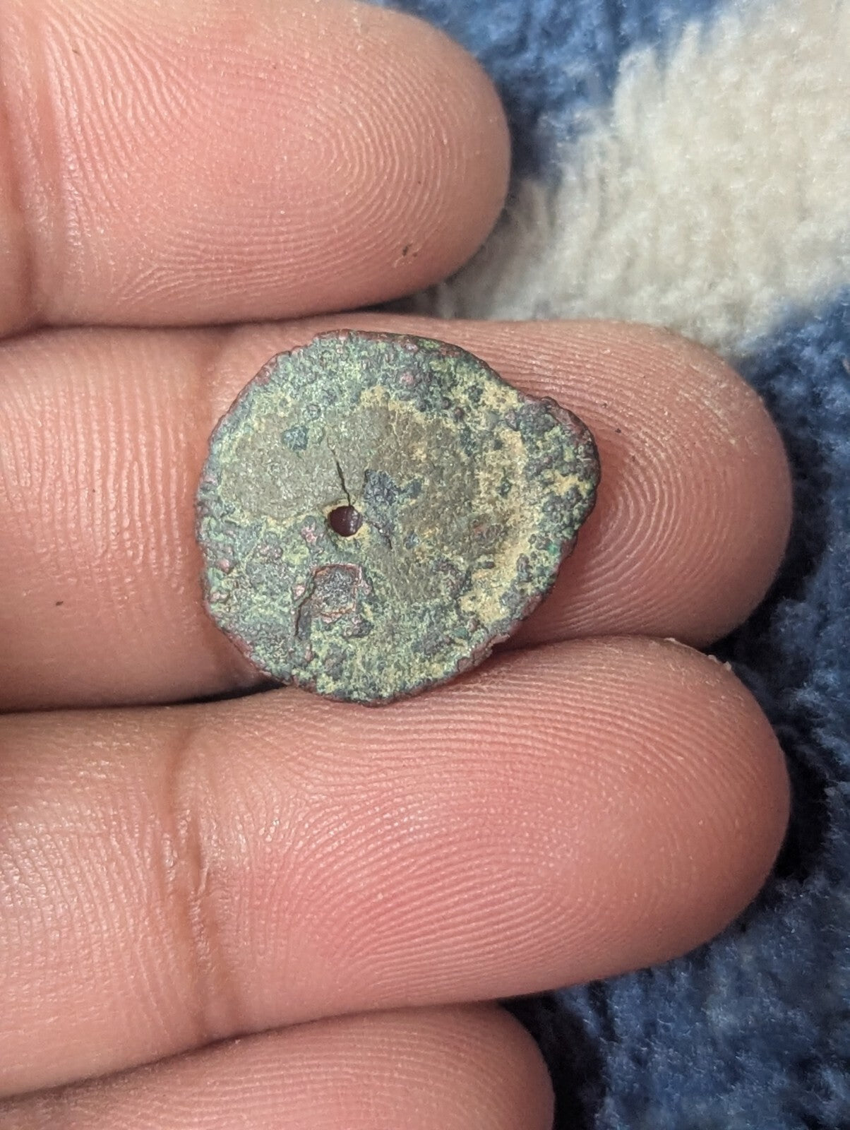 Pre Islamic Central East Sogdian Cash small bronze cash, Tukhus Cash