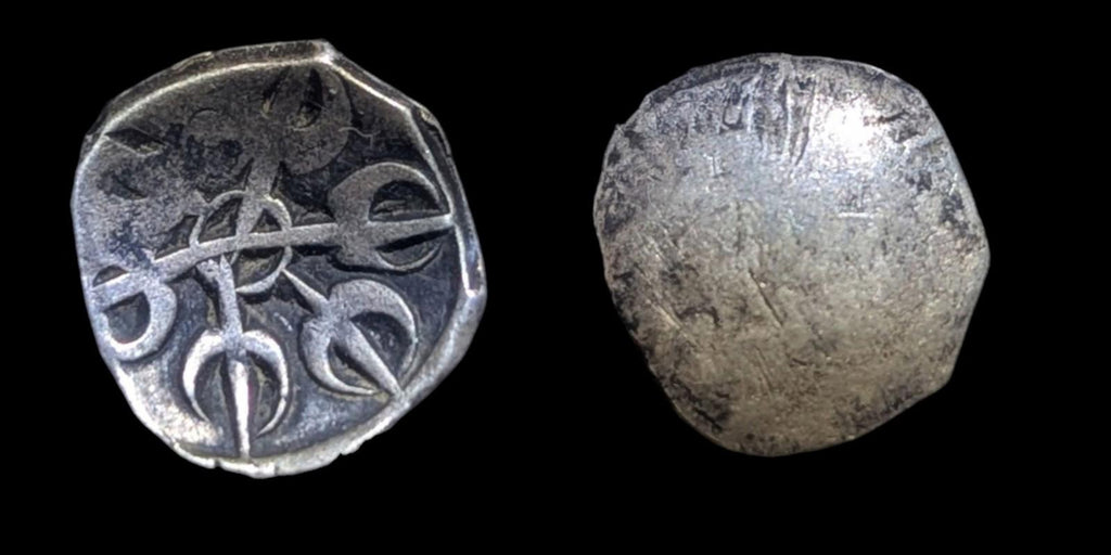 ⭐INDE⭐ Ancien GANDHARA JANAPADA Authentique ANCIENNE 600 av. J.-C. Pièce en argent en forme de bol