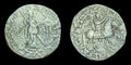 Ancien Royaume indo-scythe Azès II Tétradrachme en argent