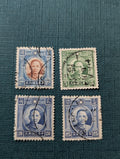 1931 Republic Of China, 2c, 5c, 20c, 25c Sun Yat-sen  Used