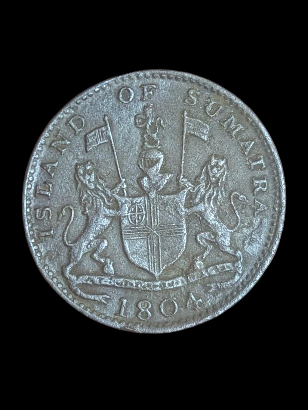 INDE BRITANNIQUE ORIENTALE SUMATRA 2 KEPING 1804 (1219) KM TN1 #339#