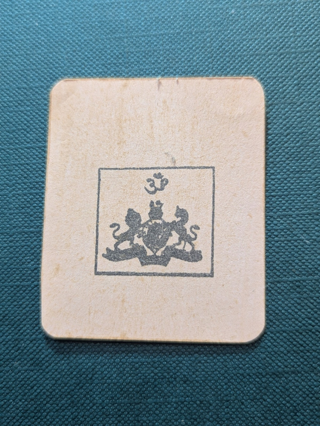 India Dinapur State One Anna Cash Coupon During WWII