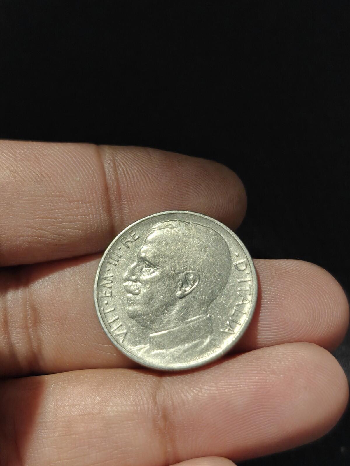 Italy 1919 50 Centesimi Lion animal Uncirculated