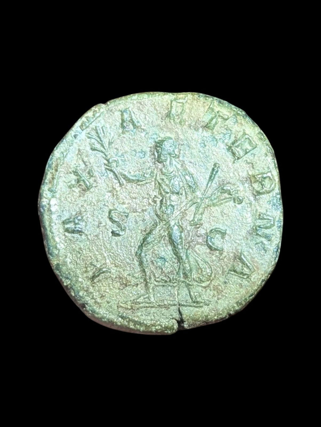 Empire romain Sesterce de bronze de Sévère Alexandre 222-235 après J.-C. Superbe état, 23,5 g
