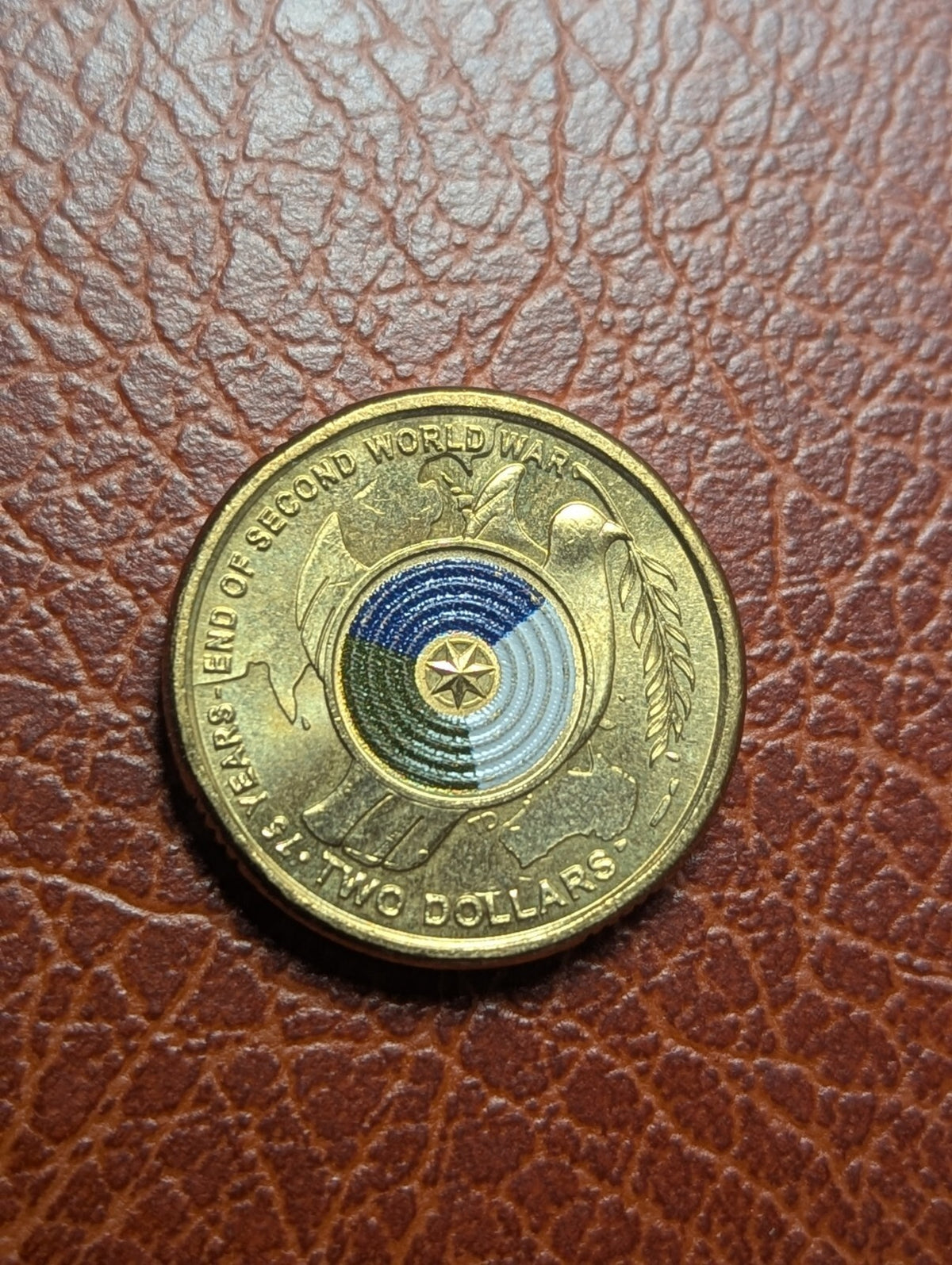 75 Ans Fin de la Seconde Guerre Mondiale 2020 75e Anniversaire Pièce de 2 Dollars - UNC