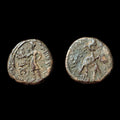 HUVISHKA Empire Kouchan INDE Ancienne Authentique pièce grecque MAO ÉLÉPHANT*