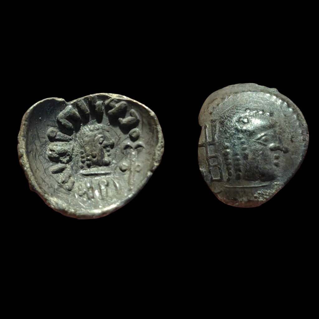 Arabia Felix Hymarite 1/2 Denarius 50-100 AD under Amdan Bayyin Amdan Yehuqbidh