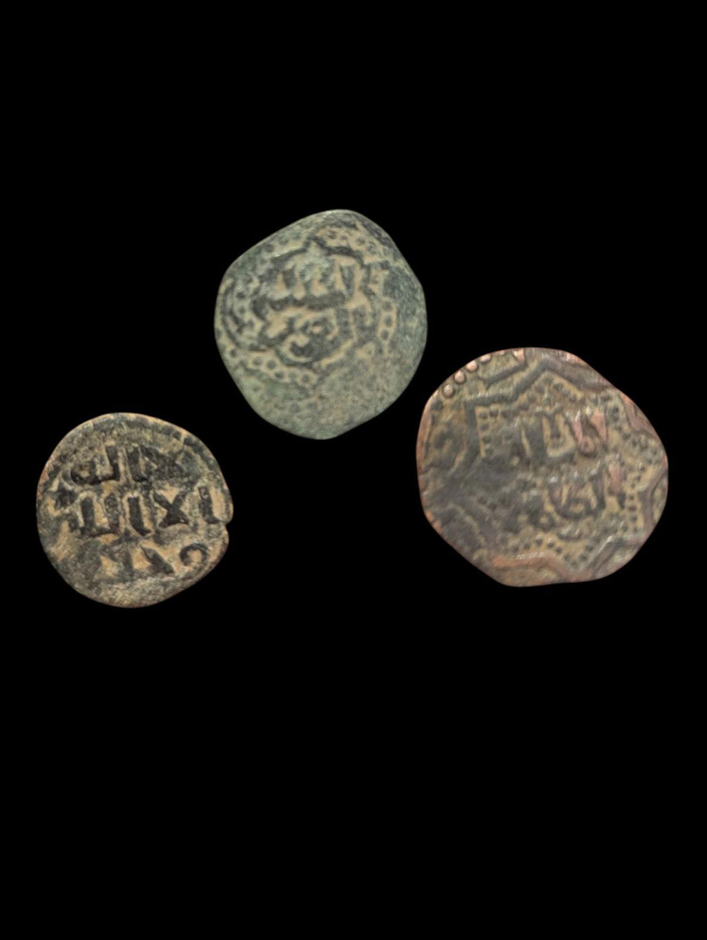 3 Islamic Fals Abbasid , Ayyubid Coin