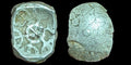 ⭐INDIA⭐ Ancient GANDHARA JANAPADA Authentic OLD 600 BC Silver Coin Bowl shape.