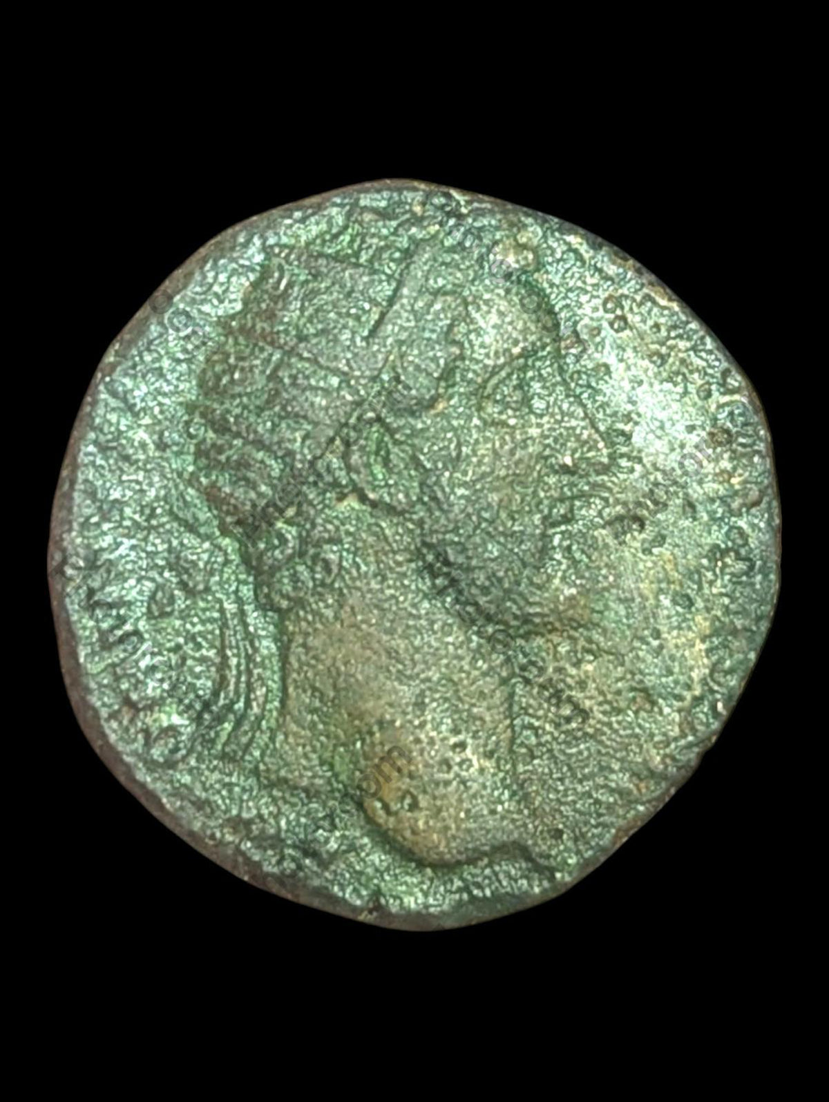Roman Empire Antoninus Pius AD 140-144 As PROVIDENTIAE DEORVM winged thunderbolt