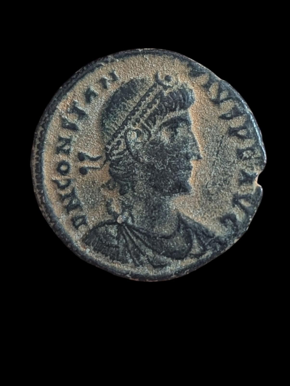 CONSTANTIUS II, 337-361 AD. AE FOLLIS. Alexandria MINT. PHOENIX REVERSE.