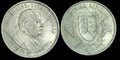 1944 SLOVAKIA REPUBLIC Jozef Tiso VINTAGE Silver 50 Korun Slovakian Coin