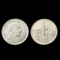 1923 Italie Une 1 Lire Femme assise à gauche Nickel Monnaie mondiale Monnaie rare