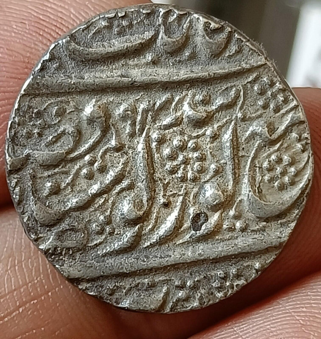#KN-37#Inde-Empire sikh, Roupie en argent du Maharaja Ranjit Singh 1885/94 Qualité supérieure