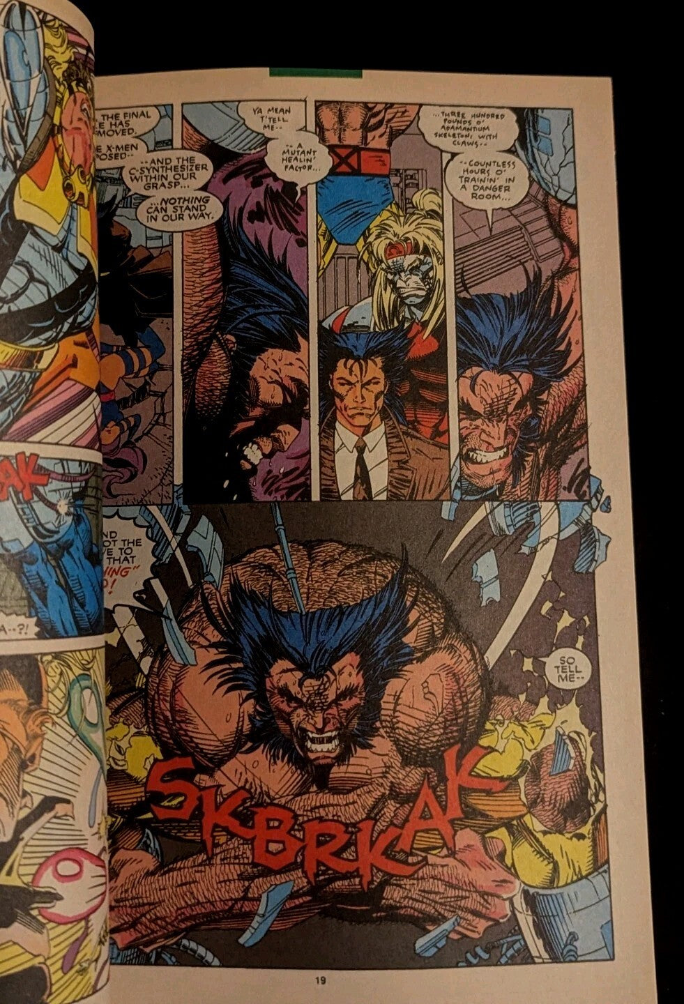 X-men #7 Jim Lee Wolverine NM Near Mint Grade