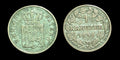 1856 États allemands Bavière 1 Kreuzer Pièce de monnaie mondiale en argent