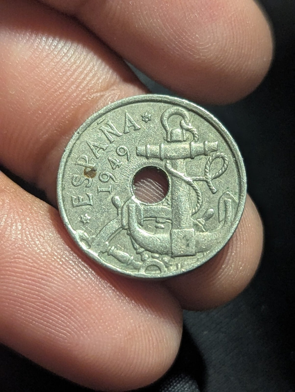 1949 Spain 50 Centimos High Grade! Beautiful!