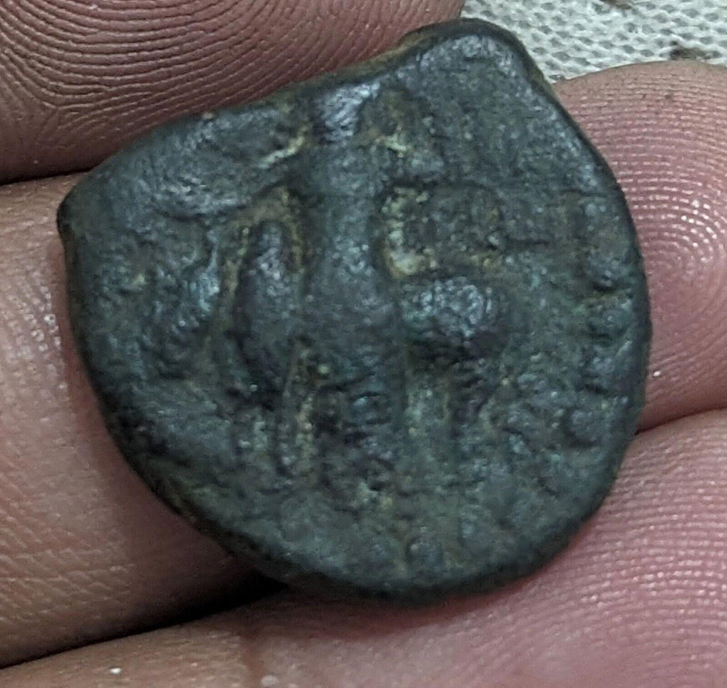 印度 贵霜王朝国王 贵霜帝国，婆苏提婆二世（公元192-225年） 铜 8克