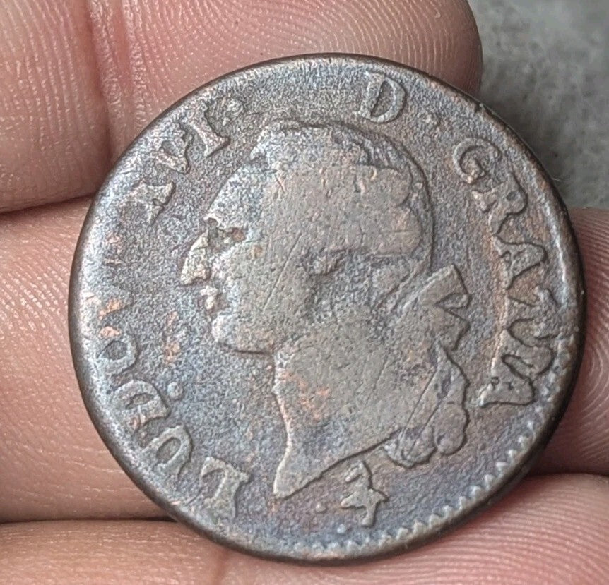 France Sol 1791 A - Copper - Louis XVI