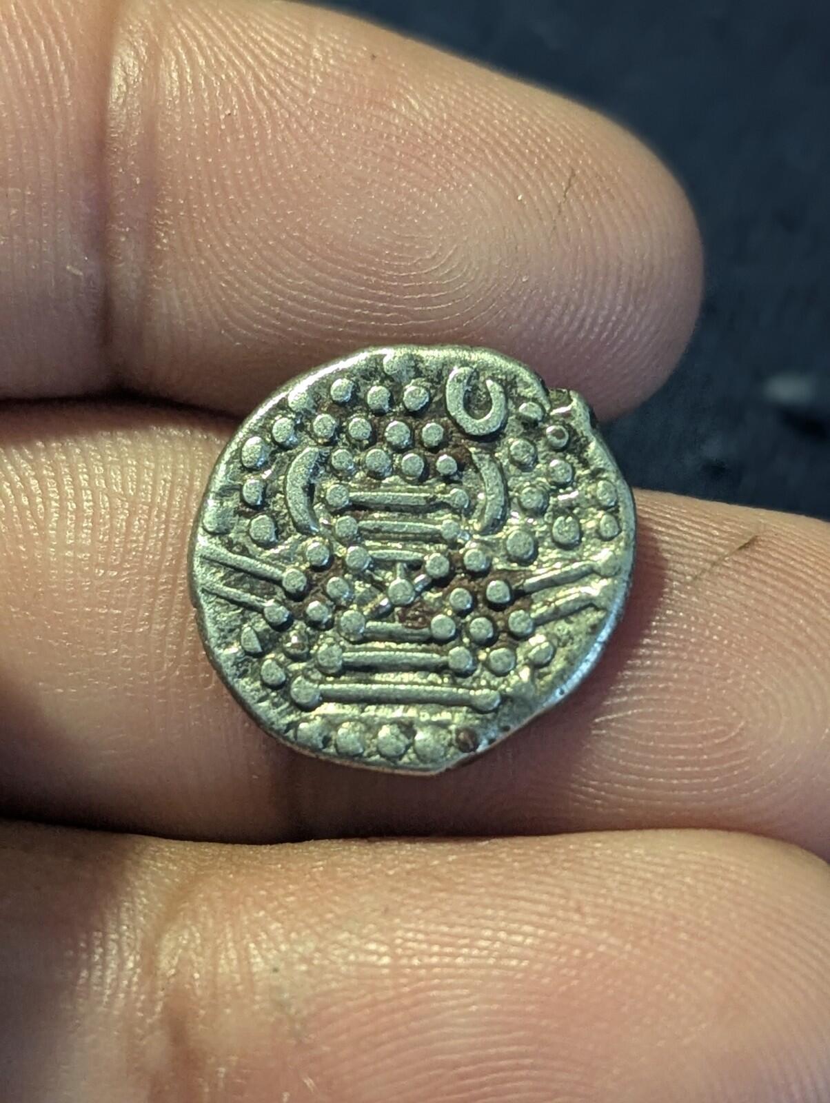 Ancient India Indo Sasanian Type Gadhaya DYNASTY Chavadas of Gujarat RARE COIN