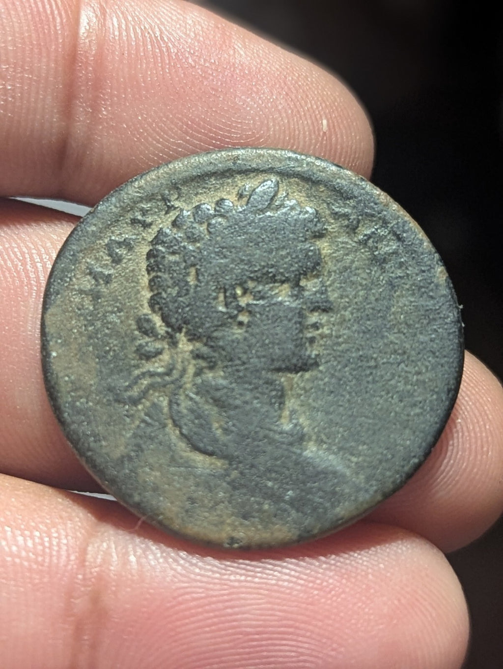 Monnaie provinciale romaine CARIE Stratonicée Caracalla avec Geta en tant que César Dupondius