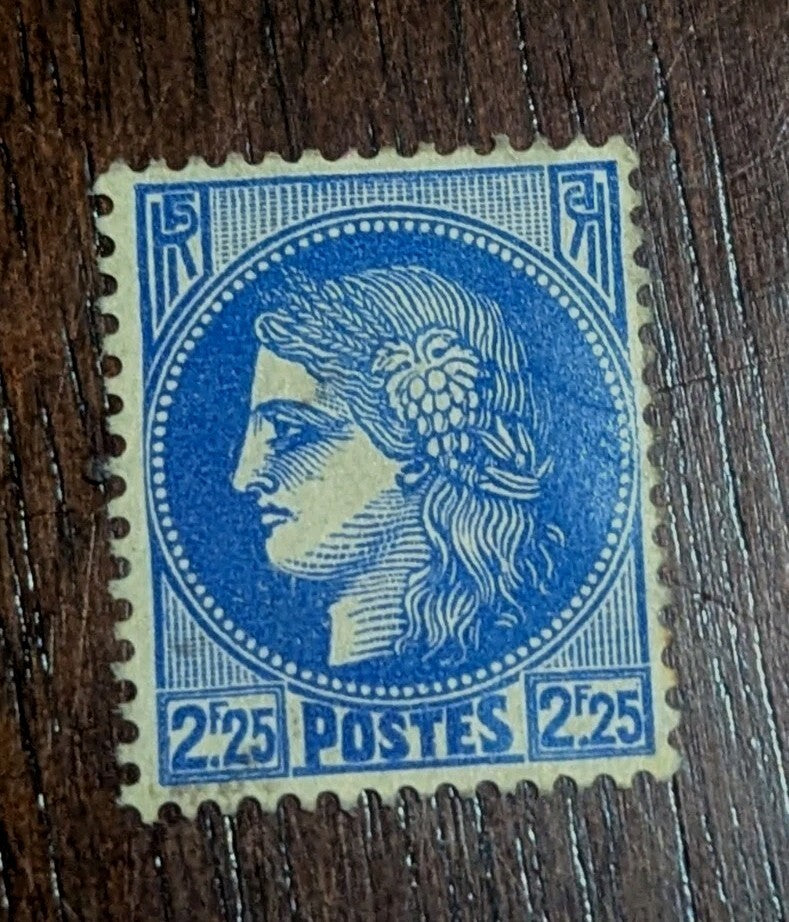 FRANCE SCOTT 337 MH F/VF - 1939 2.25fr ULTRA ISSUE - CERES
