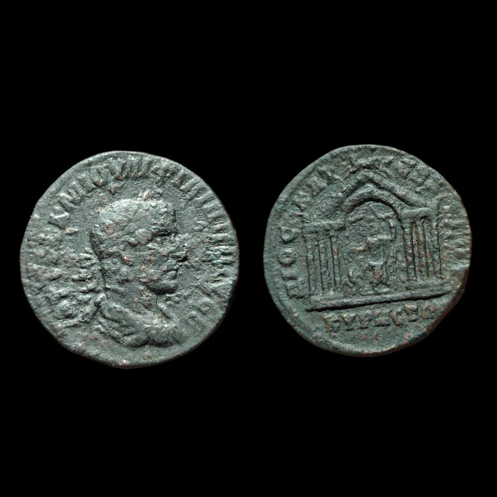 Empereur PHILIPPE Ier l'Arabe - Ancienne monnaie romaine antique de CYRRHUS ZEUS, 15g
