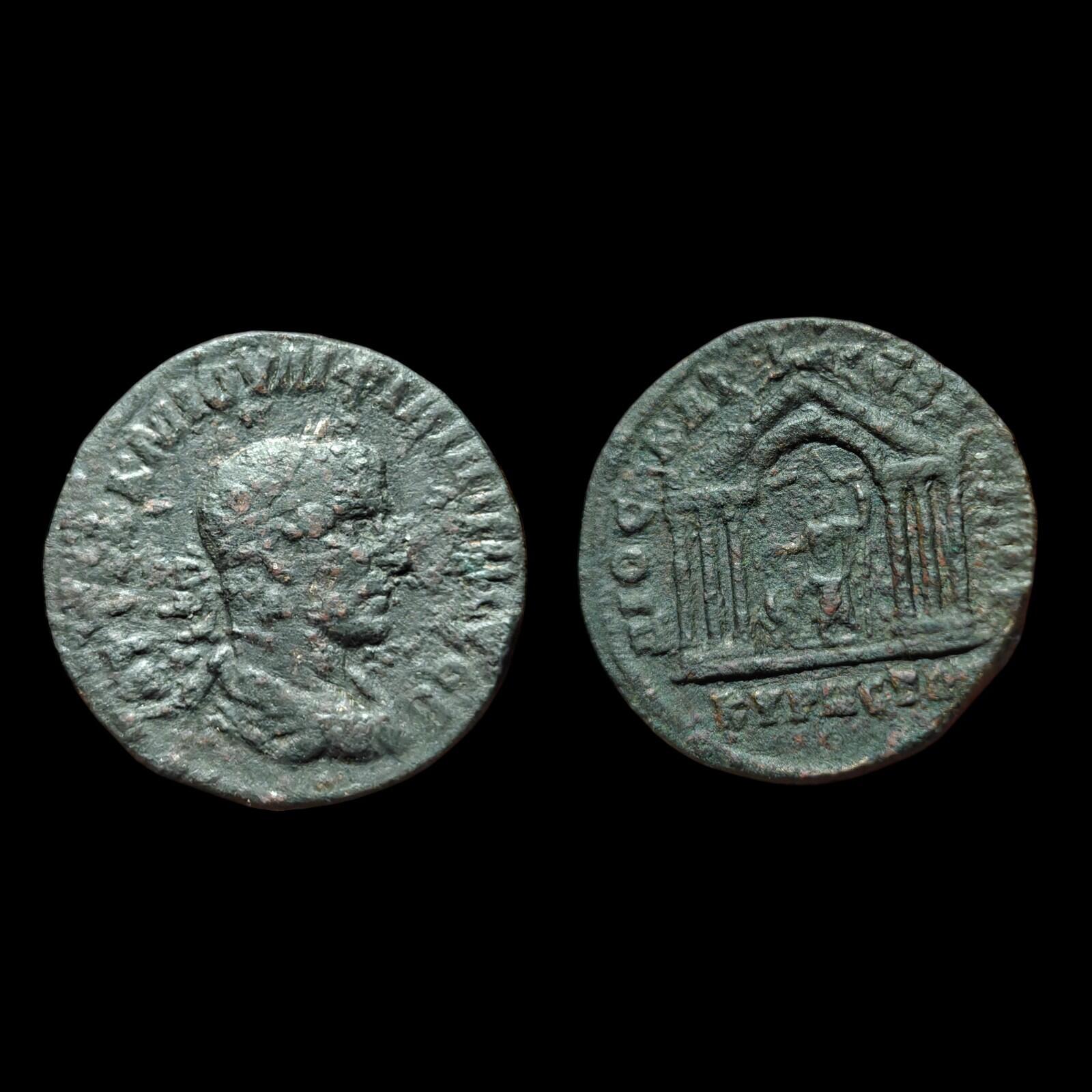 Empereur PHILIPPE Ier l'Arabe - Ancienne monnaie romaine antique de CYRRHUS ZEUS, 15g