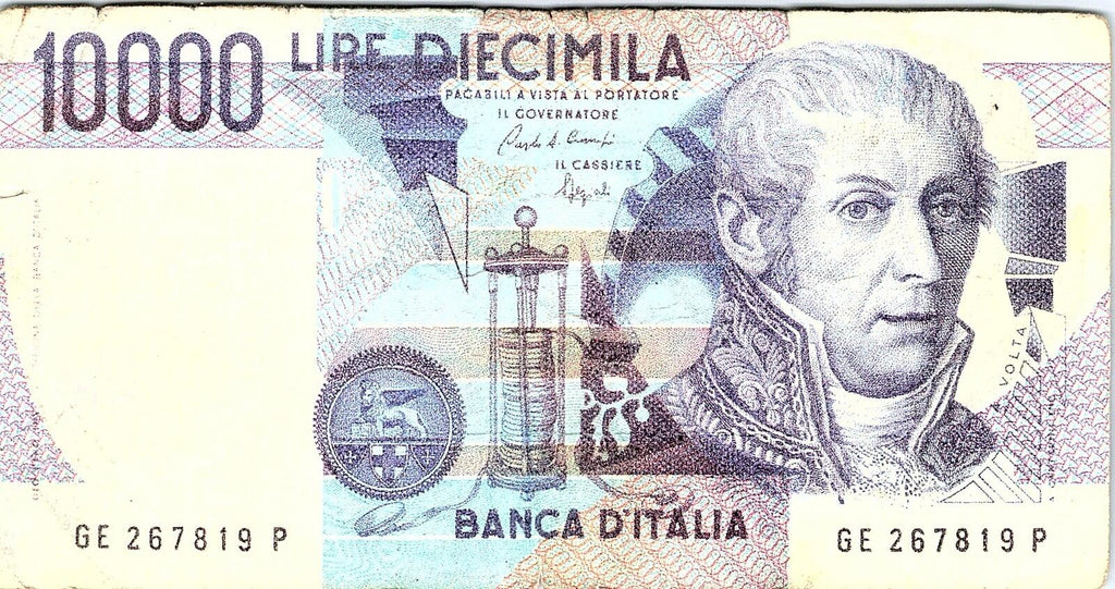 10000 lire Italy 1984 Better Grade
