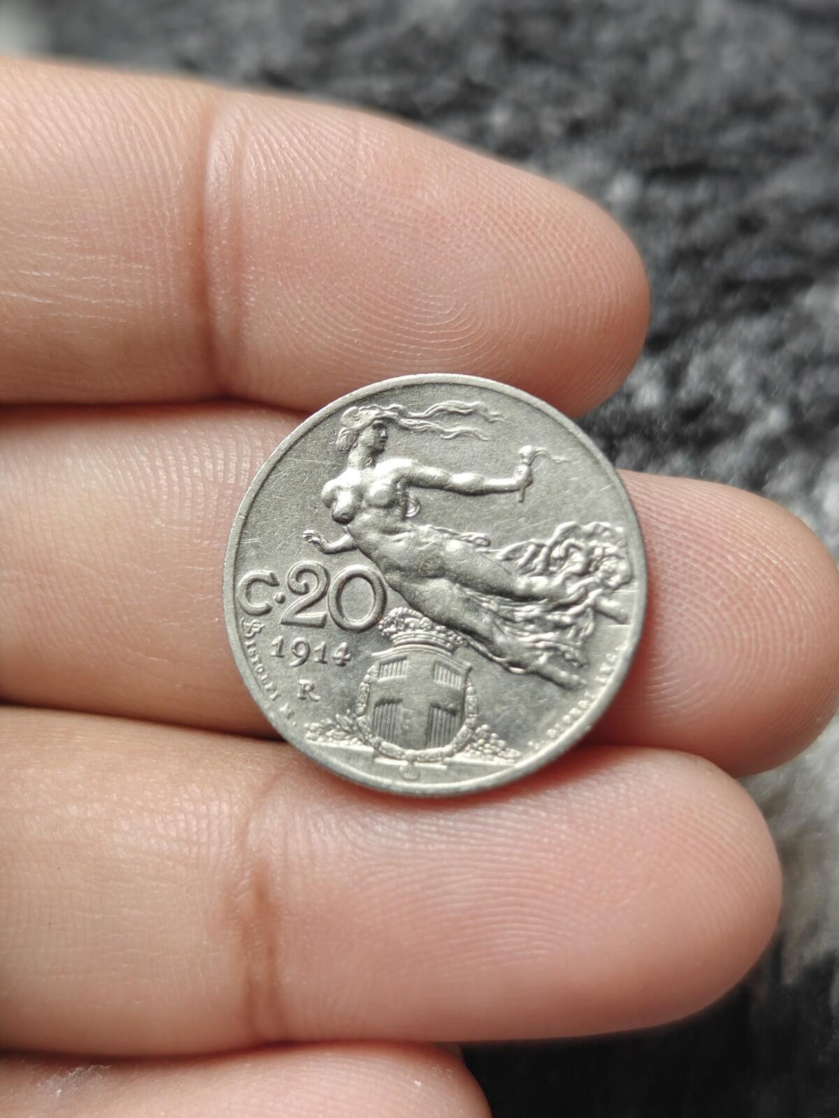 高级 1914-R 20 意大利分 未流通