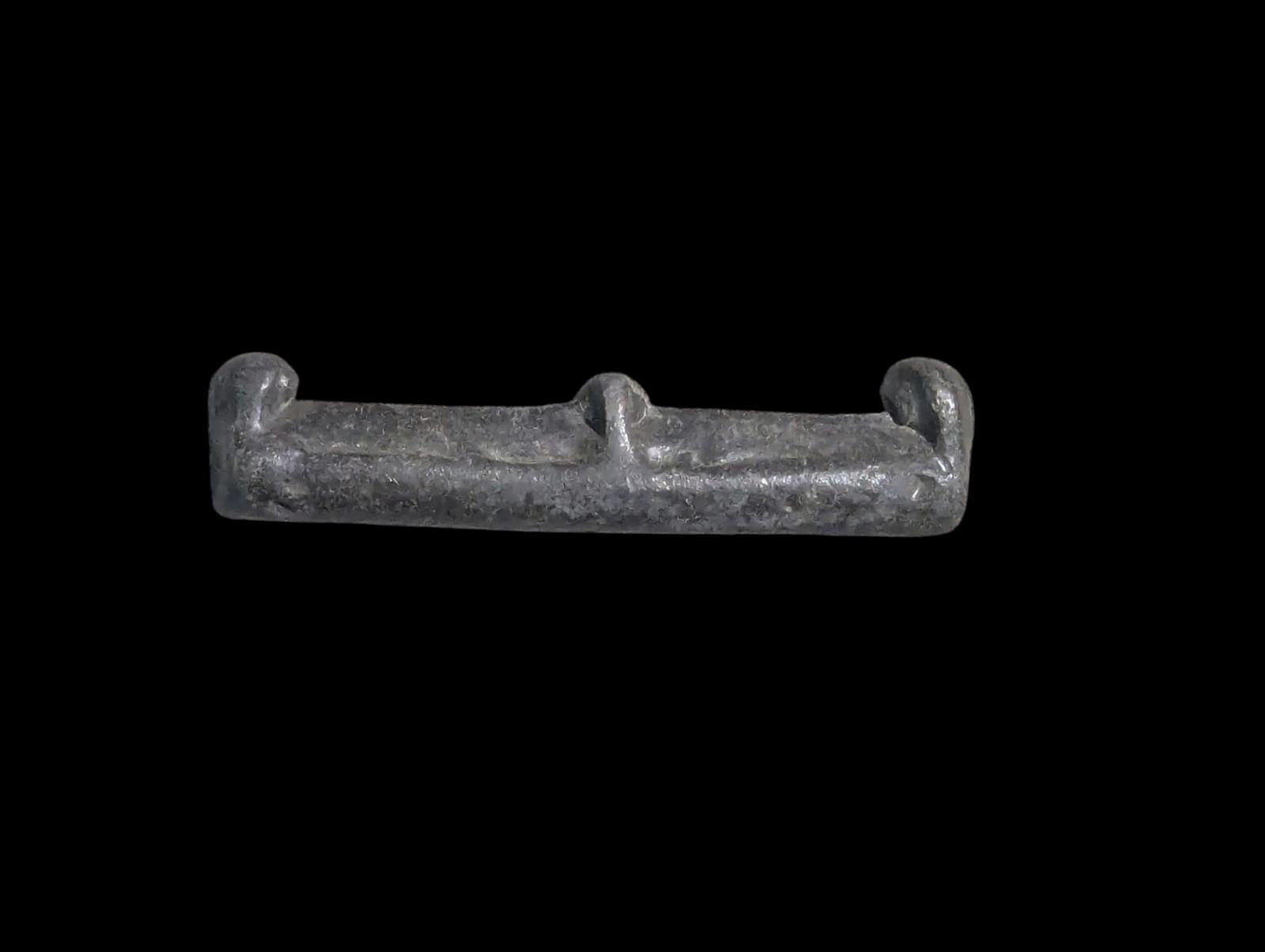 Palembang Sumatra Indonésie pirogue en étain Péninsule malaise bateau en étain Monnaie des années 1100-1700