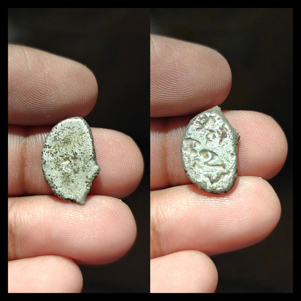 Magadh Silver Coin Ancient Punch Mark 400 BC Mauryan Dynasty Silver Unit