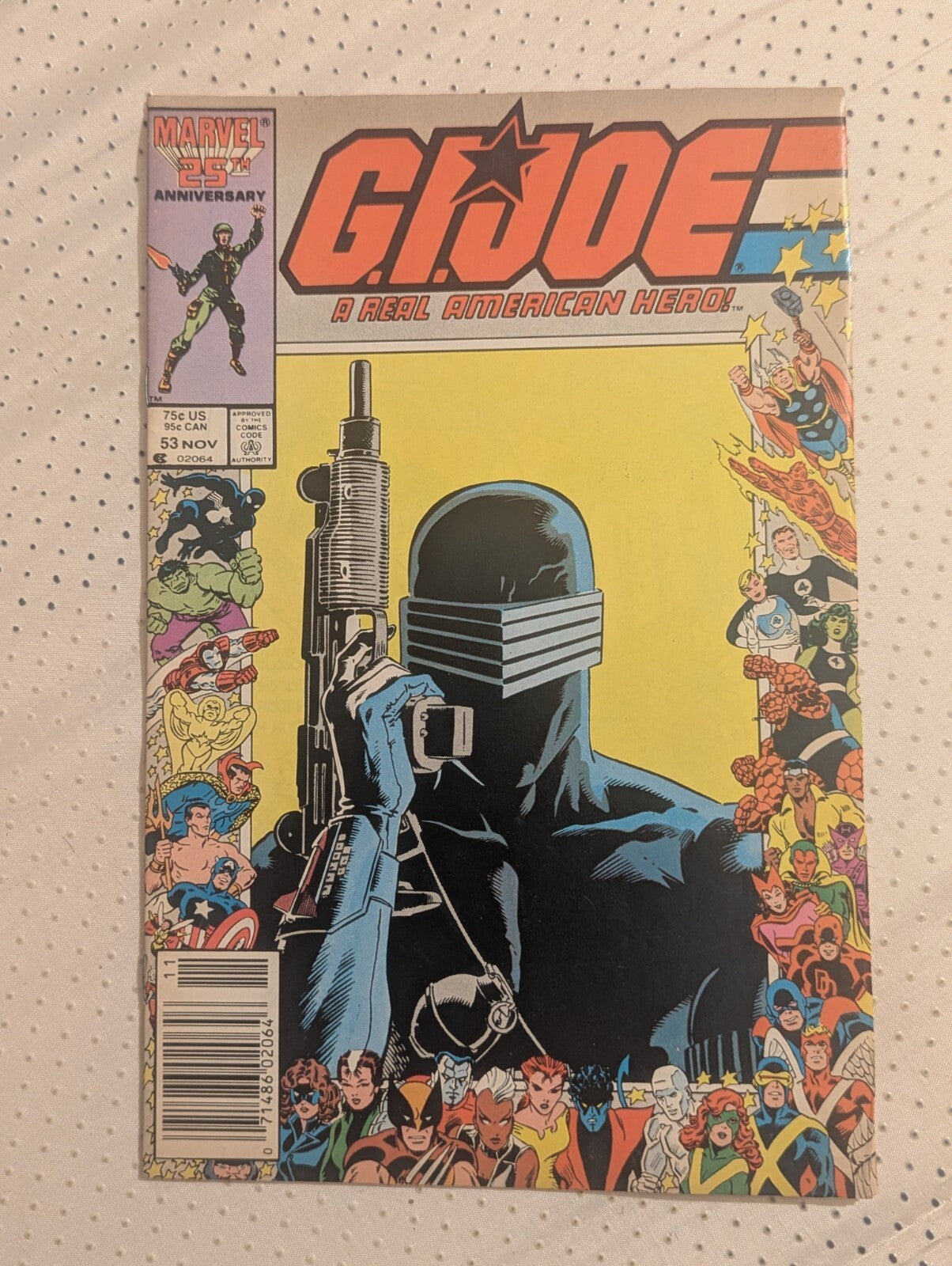 GI JOE #53 *  Marvel 25th Anniversary! Newsstand edition! 1986 Mint Condition