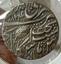 #KN-35#India-Sikh Empire silver Rupee of Maharaja Ranjit Singh 1874 VS Top grade