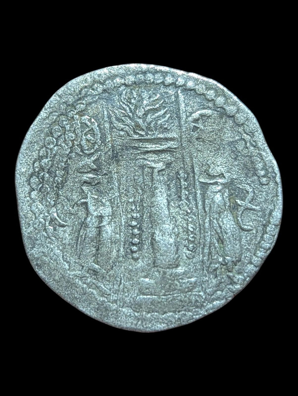 HUNNIC TRIBES or Nezak Huns Nezak Shah 500AD ANCIENT Drachm Coin Rare 🥈 Silver
