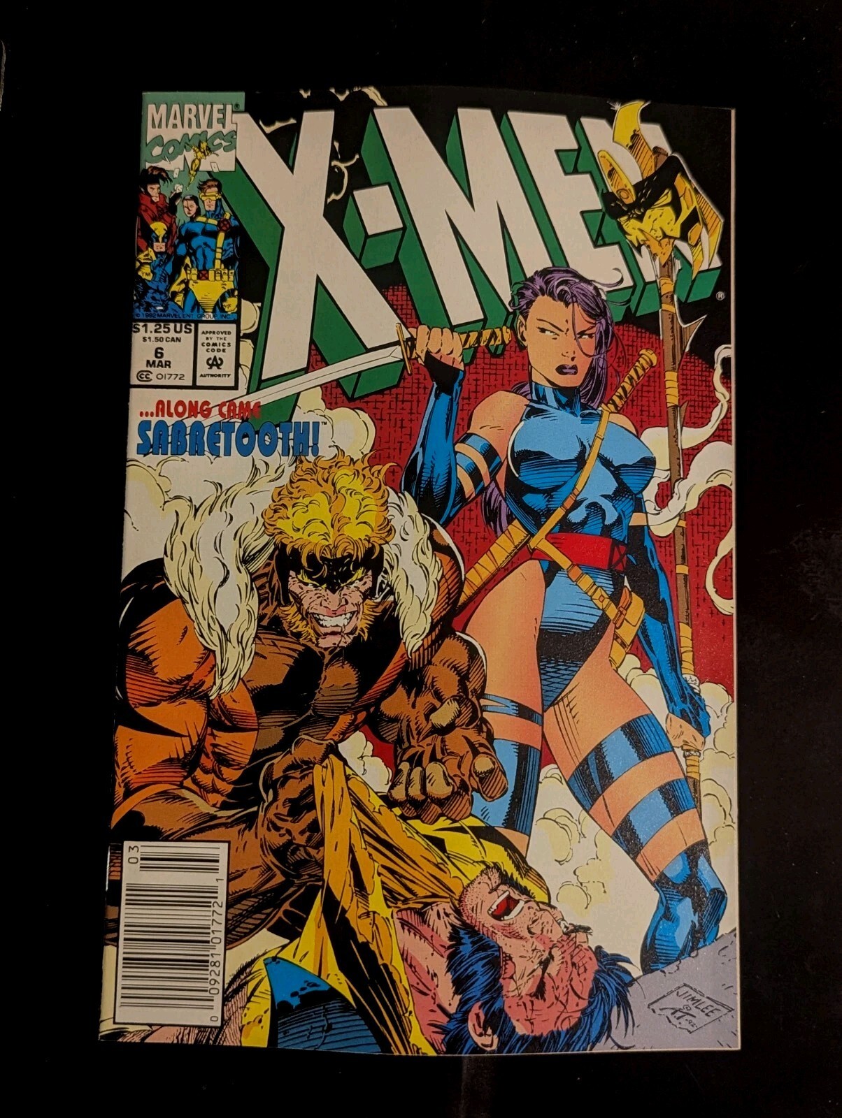 X-Men #6 Along Came Sabretooth Omega Red 1st Birdy 1992 Marvel Comics   NM