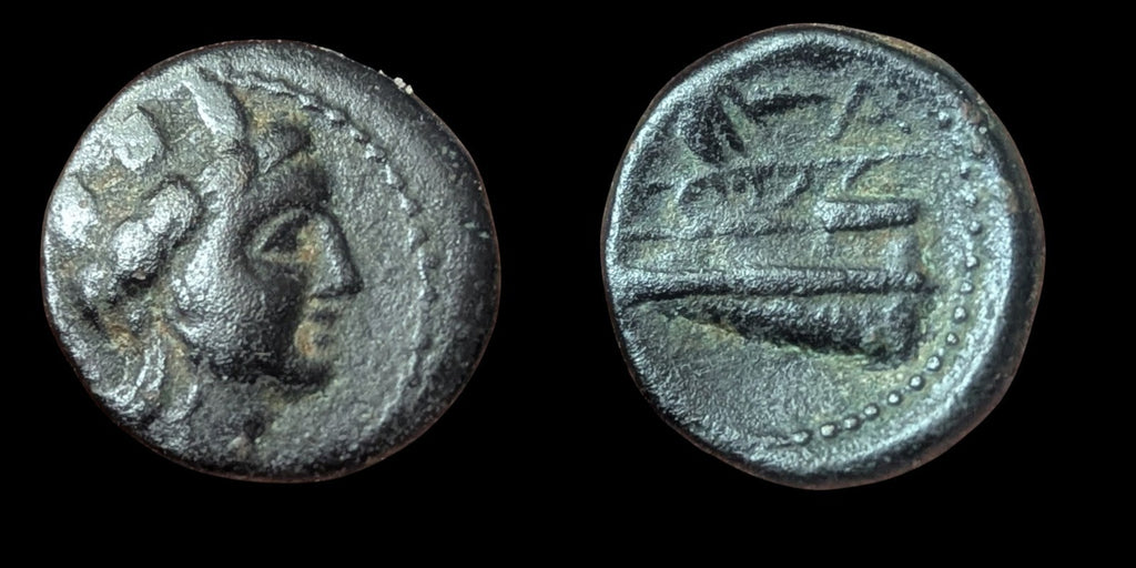 Ancient Greek Phoenicia, Arados. 2nd Century B.C. Head of Tyche Gallery