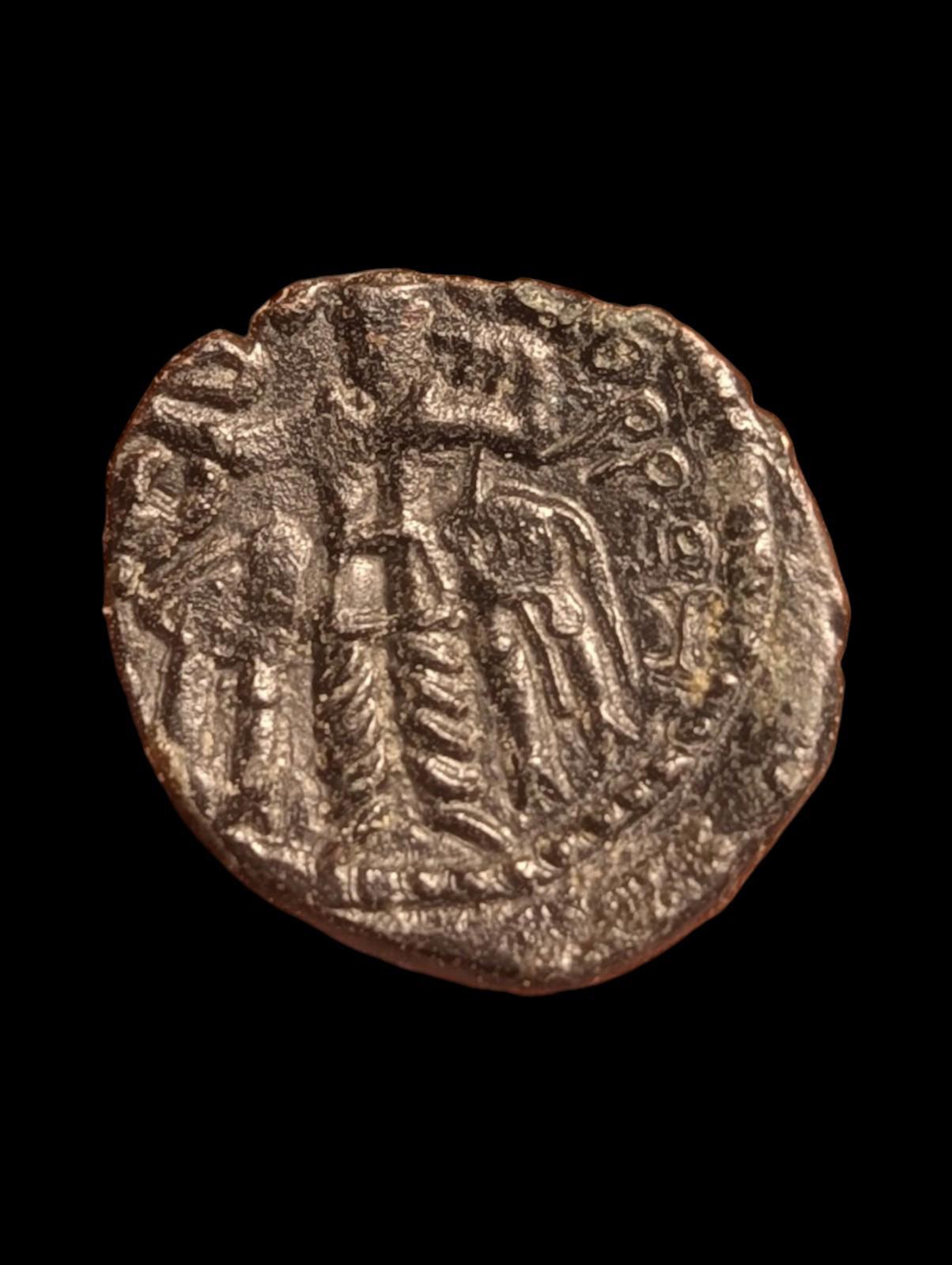 KUSHANO SASANIANS Hormazd Kushanshah ancient Greek Bronze coins
