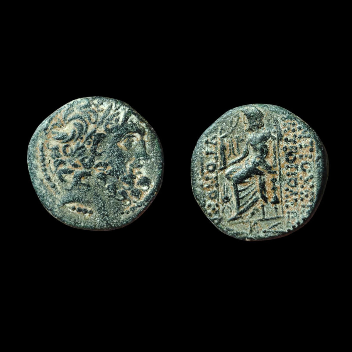 Seleucis and Pieria Coin - Pseudo-autonomous civic issue (92-76 BC) Zeus#