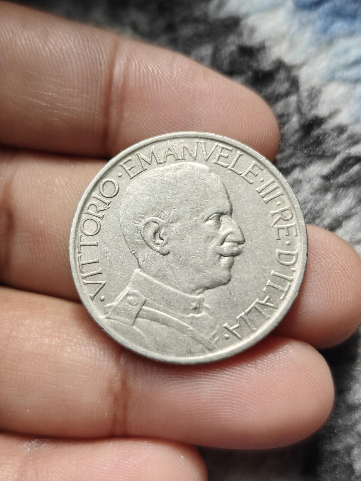 1925 ITALY 2 LIRE - Excellent Coin Uncirculated
