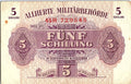 AUSTRIA 5 SHILLING 1944 LOOK SCANS