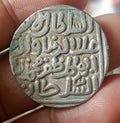 #X41#Inde Sultanat de Delhi Tanka en argent Souverain ALA UDDIN KHILJI 1296-1316 ap. J.-C.