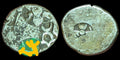 India Magadh Janapada Mayuriyan Punch Mark silver Coin 300 BC DEER symbol